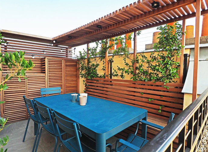 Treillage et pergola menuiserie bois